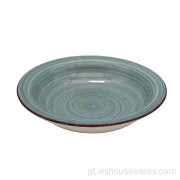Conjuntos de placas de cerâmica de utensílios de mesa pintados à mão populares